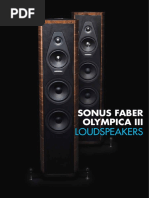 Sonus Faber Olympica III Loudspeakers Review Test Lores