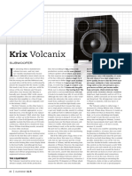 Krix Volcanix Subwoofer Review Lo Res