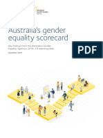 2018 19 Gender Equality Scorecard