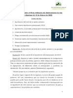 nota informativa sobre el pleno ordinario del ayuntamiento de san pedro manrique de 13 de febrero de 2020
