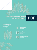 Linear Leaves Pattern PowerPoint Templates