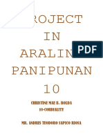 Project in Araling Panipunan 10