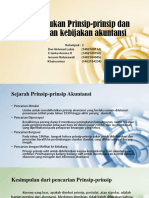 Pembentukan Prinsip-prinsip dan penetapan kebijakan akuntansi