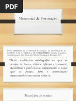 Memorial de Formação