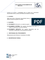 Procedimiento de Control de Documentos