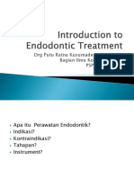 Endodontic Treatment Instruments and Procedures