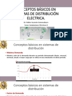 Conceptos Básicos en Sistemas de Distribución Electrica