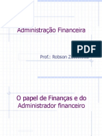 Aula 1 - Gestão Financeira E Analise De Investimentos