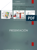 Termodinámica I - 1era Ley Sistemas