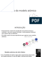 Evolução Do Modelo Atómico