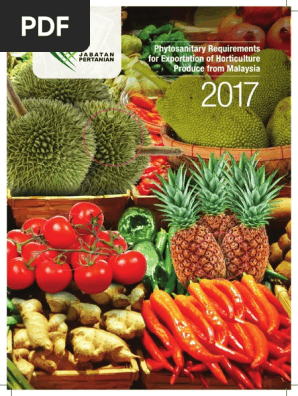 Keperluan Fito Eksport Produk Horti 2017 Pdf Plants Fruit