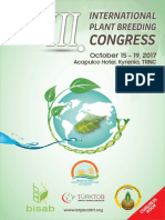 III. International Plant Breeding Congress