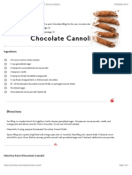 Chocolate Cannoli - Better Homes & Gardens - Better Homes & Gardens