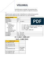 Volumul Unui Corp Reprezinta Dimensiunea Sa Spatiala