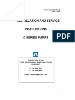 Install and service C series pumps
