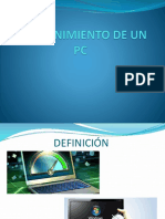 Mantenimiento de Un PC