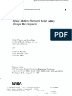 Space Station Freedom Solar Array Design Development - NASA