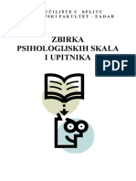 Zbirka Psihologijskih Skala I Upitnika - Svezak 1 PDF