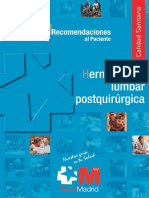 Hernia Discal Lumbar Postquir - Rgica PDF