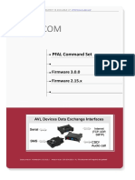 AVL PFAL Command Set 2.15.0 3.0.0 Rev1