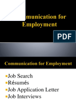 BCS-Communication For Employment
