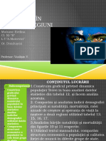 Evaluarea Dinamicii Populației in Diferite Regiuni PDF