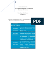 Cuestionario  corte 1. María Martínez