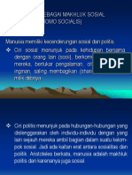 Manusia Sebagai Makhluk Sosial (Homo Socialis)