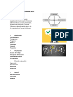 Las Funciones administrativas de la toma de decisiones