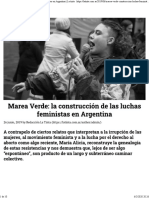 Marea Verde_ la construcción de las luchas feministas en Argentina _ La tinta