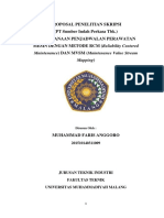 Proposal Penelitian Skripsi Machine Maintenance (RCM)