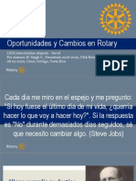 Oportunidadesy Cambiosen Rotary