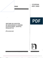 Covenin 4001-2000 PDF