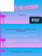 Diapositivas TECNICAS DE ESTUDIO