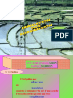 Irrigation Par Submersion