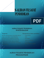 Aliran-Aliran Filsafat Pendidikan