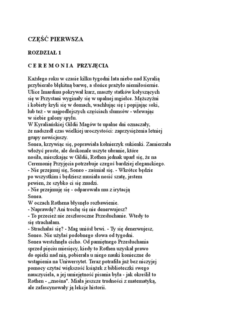 Test Z Lektury Magiczne Drzewo Czerwone Krzesło Pdf