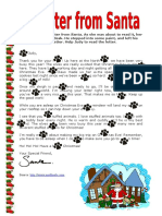 A Letter From Santa Claus Fun Activities Games - 708