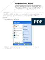 Basic Network Troubleshooting Techniques