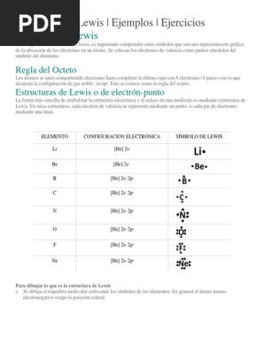 Estructura De Lewis Enlace Quimico Enlace Covalente