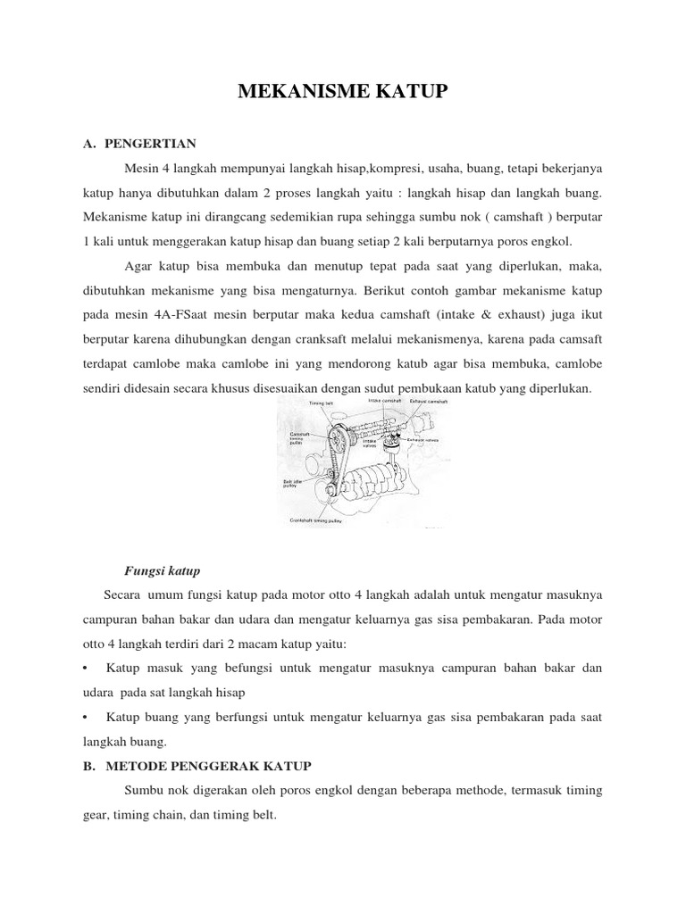 Mekanisme Katup | PDF | Griya & Taman