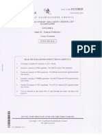 CXC CSEC English A 2014 May Past Papers PDF