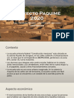 Proyecto Paquimé 2020