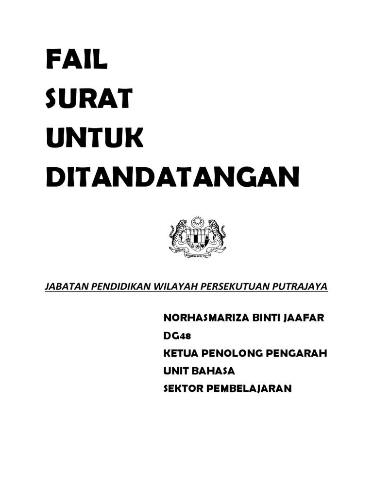 Cover Fail Tandatgn | PDF
