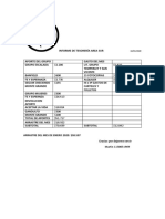 Informe de Tesorería Area Sur 16