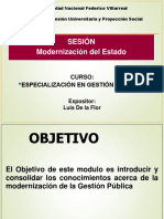 Modernizacion de La Gestion Publica - Sesion 1