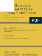 FACT-G Scale Validity Uruguay Cancer Patients