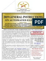 Flyer - 2019 General Instructions On Automated Election - ERD