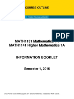 Math1131 2016 PDF