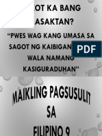 Unang Pagsusulit1